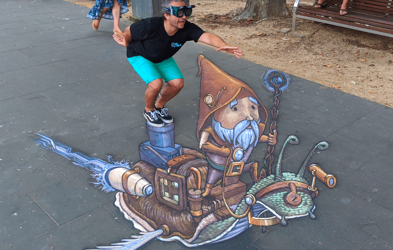 Chalk The Walk Art, New Annual Festival