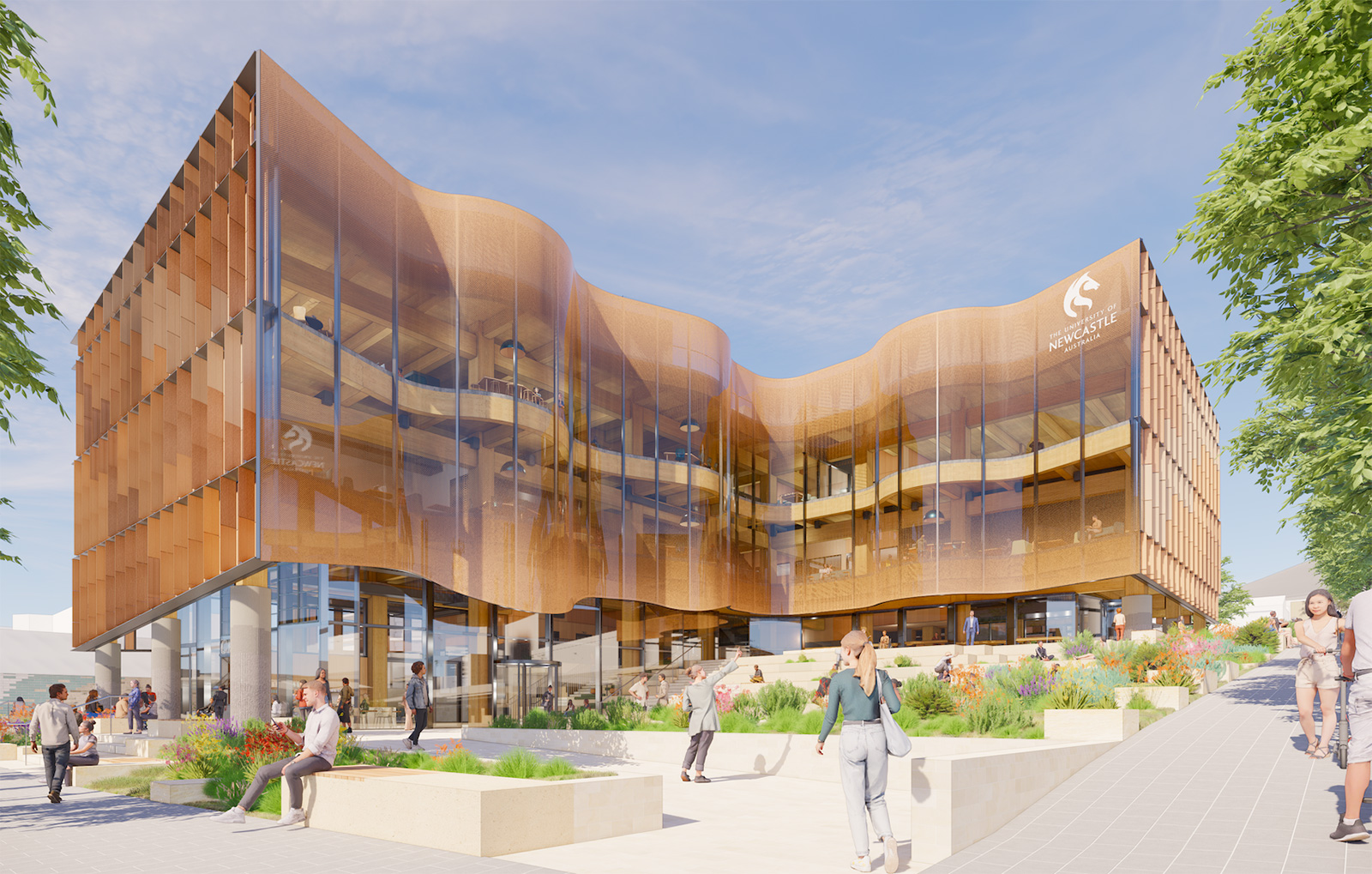 University of Newcastle Gosford campus render