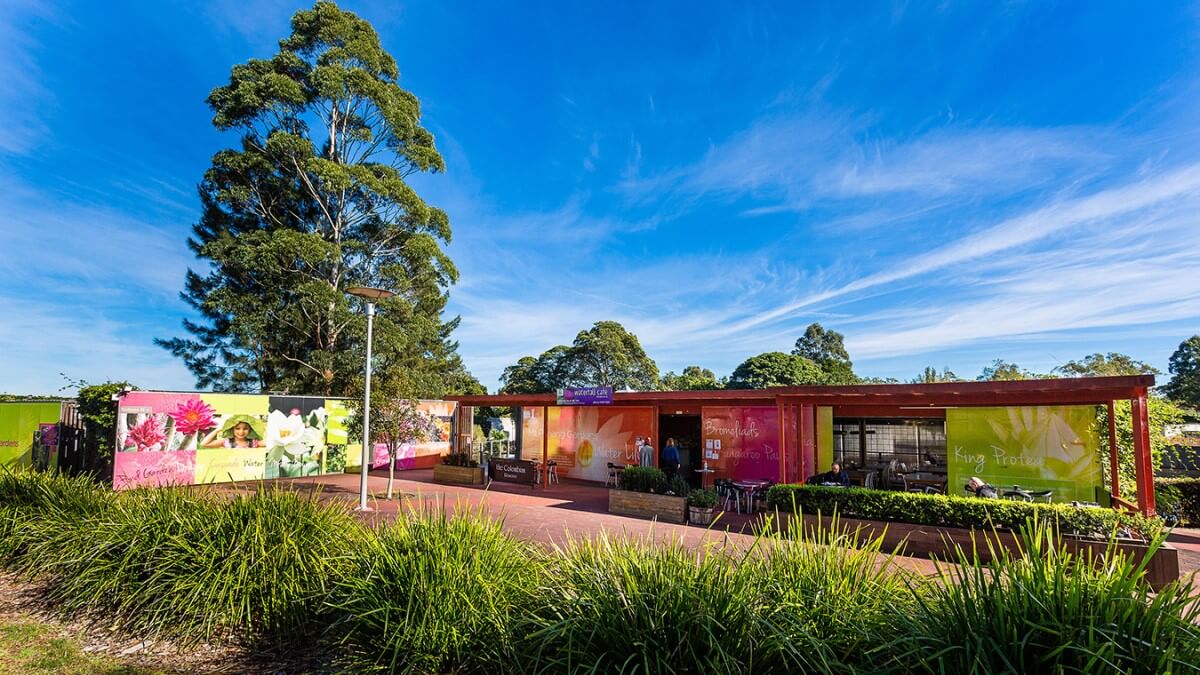 The Waterfall Cafe at Mount Penang Gardens, Central Coast.