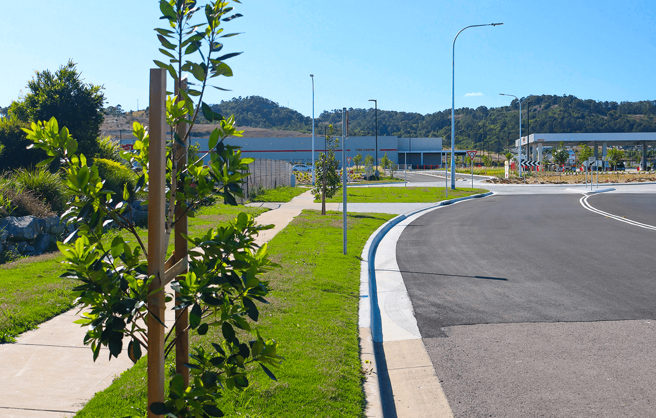 Cockle Creek road infrastructure